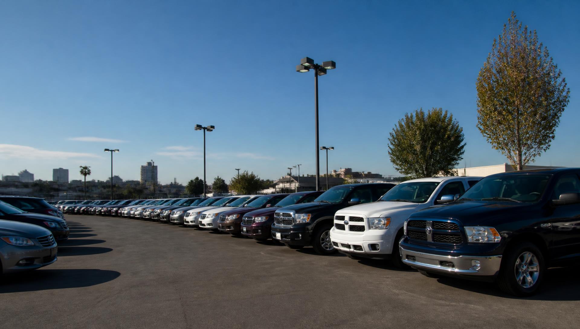 A&Y Auto Sales used car dealership lot in Sacramento